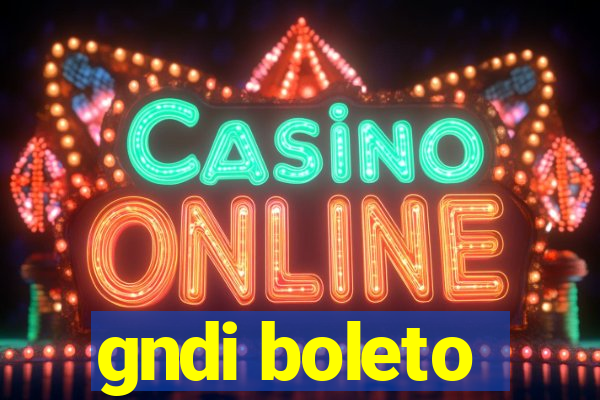 gndi boleto